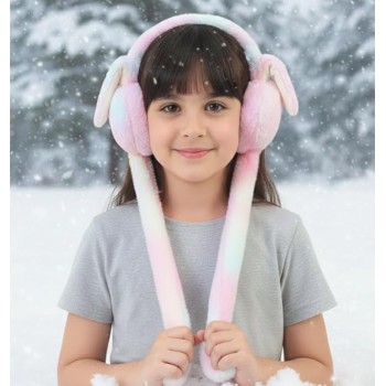 Kaan Muffler Colorful Bunny Moving Ears