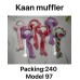 Kaan Muffler Colorful Bunny Moving Ears