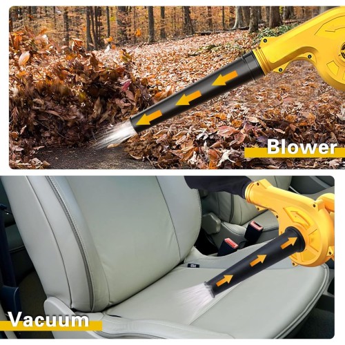 2 in 1 Electric Leaf Blower Vacuum 48V Battery