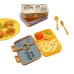 Bite Buddy Lunch Box 4 Compartments Airtight