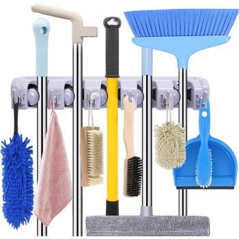 Broom Holder Wall Mops Organizers For Home