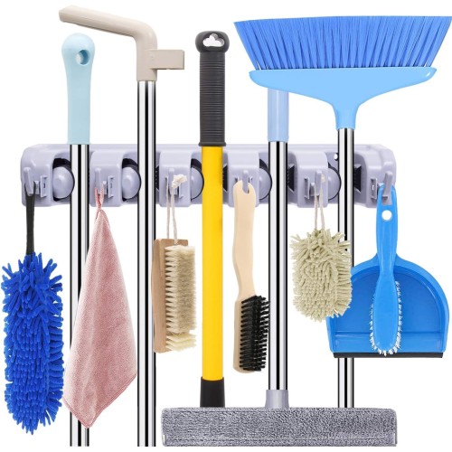 Broom Holder Wall Mops Organizers For Home