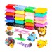 Clay Art Crafts Colorful Kids Soft Dry Super Clay ( 12Pc. )