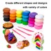 Clay Art Crafts Colorful Kids Soft Dry Super Clay ( 12Pc. )