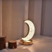 Crystal Half Moon Shape Touch Lamp