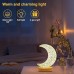 Crystal Half Moon Shape Touch Lamp