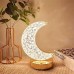 Crystal Half Moon Shape Touch Lamp