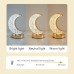 Crystal Half Moon Shape Touch Lamp