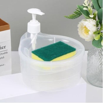 Double Layer Plastic Soap Dispenser (Multi Colour)