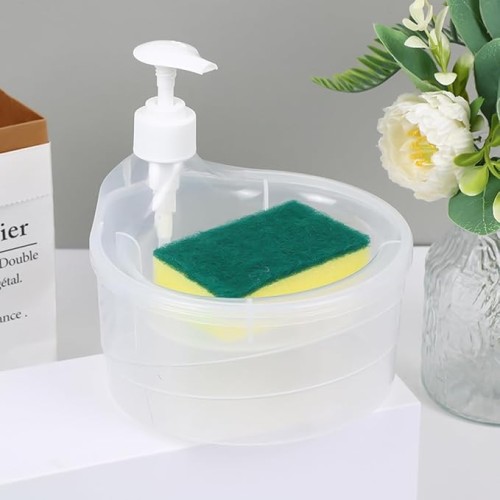 Double Layer Plastic Soap Dispenser (Multi Colour)