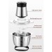 Electric Vegetable Chopper Meat Grinder 2L Steel