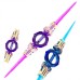 Fire Plral Spin Sword Double-Edged Lightsaber Toy