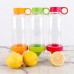 Manual Fruit Infuser Juicer Bottle 900 ML
