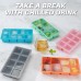 Pop Up Square Ice Cube Tray