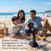 Portable Fan 48W Big Battery Rechargeable