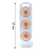 Portable Triple-Head Desktop Fan  USB Rechargeable