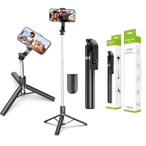 R1-L 3-in-1 Selfie Stick with Tripod Stand
