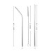 Stainless Steel Straws With Brushes