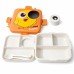 Super Birdy Kids Lunch Box 2 Layer Plastic