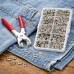 Tich Button with Fastener Pliers Press Tool Kit