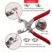 Tich Button with Fastener Pliers Press Tool Kit