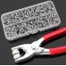 Tich Button with Fastener Pliers Press Tool Kit