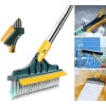 2 in 1 Bathroom Cleaning Brush with Wiper Tiles