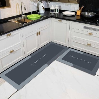 2 Pcs Kitchen Mat