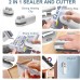 2 in 1 Mini Seal Machine USB Rechargeable