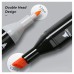 48 Dual Tip Markers Set