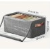 26 Liter Cloth Storage Bins with Transparent Lids