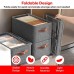26 Liter Cloth Storage Bins with Transparent Lids