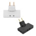 3 Way Power Plug Foldable Adapter