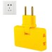 3 Way Power Plug Foldable Adapter