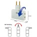 3 Way Power Plug Foldable Adapter