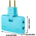 3 Way Power Plug Foldable Adapter