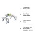 Aluminum Table Folding Suitcase