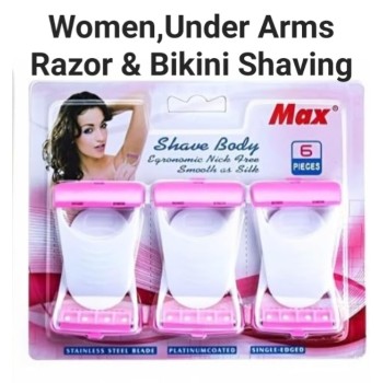 Body Hair Removal & Bikini Shaving (Pack Of 6)