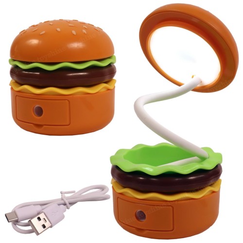 Burger Table Lamp With Pencil Sharpener