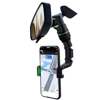 Car Phone Holder for Rear Mirror 360° Rotatable