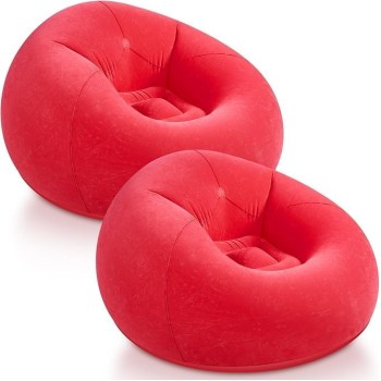 Circle Inflatable Lazy Sofa With Pump