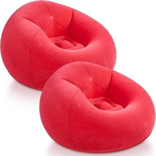 Circle Inflatable Lazy Sofa With Pump