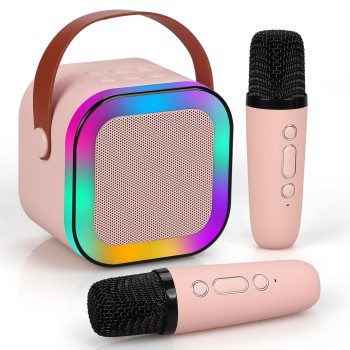 G2 Speakar with 2 mic Mini Karaoke