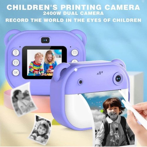 Kids Camera With Thermal Printing