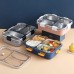 Lunch Box with Spoon & Fork Stainless