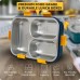 Lunch Box with Spoon & Fork Stainless
