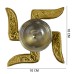 Metal Swastik Diya