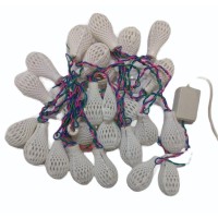 Plastic LED Multicolor String Light, 10m