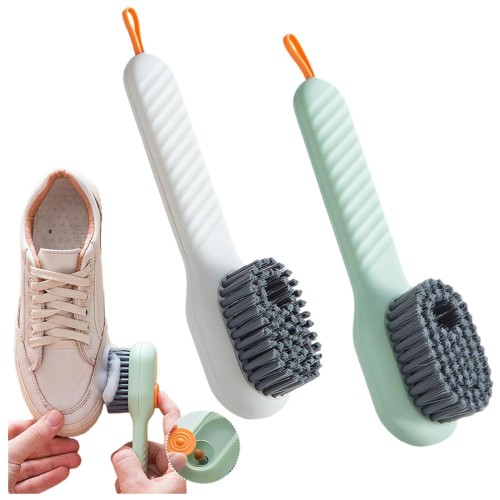 Shoe Cleaning Brush with Soap Dispenser
