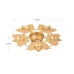 Urli Diya 5 Lotus Brass Finish